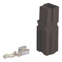 ANDERSON POWER PRODUCTS 1345G6 PLUG/RCPT HOUSING, 1POS, BLACK