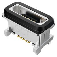GCT USB3510-30-C-KIT 微型连接器, USB 连接器, 2.0 类型 B, 母, 5路