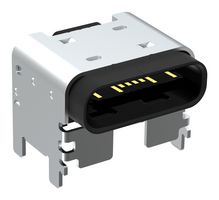 AMPHENOL COMMUNICATIONS SOLUTIONS GSB1C4K11DVHR. 连接器, USB 连接器, 2.0 类型 C, 母, 16路, SMT