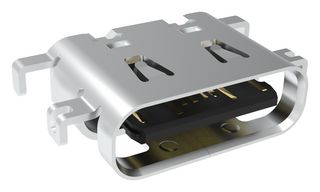 AMPHENOL COMMUNICATIONS SOLUTIONS GSB1C4621DS2HR. 连接器, USB 连接器, 2.0 类型 C, 母, 16路, SMT