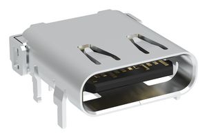 AMPHENOL COMMUNICATIONS SOLUTIONS GSB3CA11310DSHR. 连接器, USB 连接器, 3.2 类型 C, 母, 24P, SMT/通孔安装
