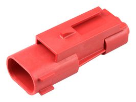 MOLEX 207778-1112 连接器外壳, 公, 2路, 3.6MM, 红色