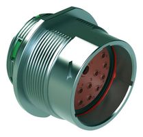 AMPHENOL SINE/TUCHEL AHDM04-24-18PN 圆形连接器, 母, 18路, 面板