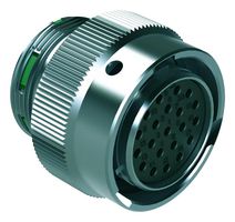 AMPHENOL SINE/TUCHEL AHDM06-18-21SN CIRCULAR CONNECTOR, PLUG, 21POS, PANEL