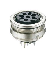LUMBERG 0306-1 08-1 CIRCULAR CONNECTOR, PLUG, 8POS, PANEL