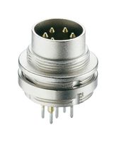LUMBERG 0316 07-1 CIRCULAR CONNECTOR, 7POS, RCPT, PANEL