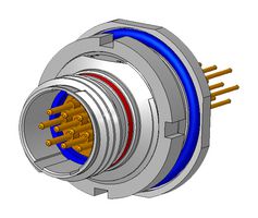 AMPHENOL AEROSPACE 2M801-038-07MT10-26PA CIRCULAR CONNECTOR, RCPT, 26POS, JAM NUT