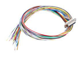 ITT CANNON MDM-25PH003B-A174. CBL ASSY, 25P MICRO D PLUG-FREE END, 18"