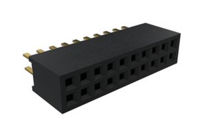 AMPHENOL COMMUNICATIONS SOLUTIONS 20021311-00022T4LF 连接器, 母, 22路, 2排, 1.27MM