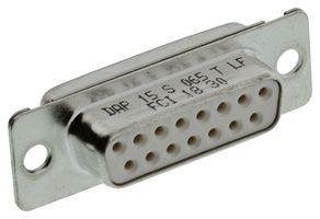 AMPHENOL COMMUNICATIONS SOLUTIONS DAP15S065TLF D SUB CONN, RCPT, 15POS, SOLDER