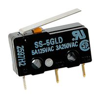 OMRON ELECTRONIC COMPONENTS SS10GLD 微动开关, SPDT, 10A, 250VAC, 通孔安装