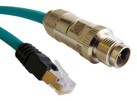 STEWART CONNECTOR BM-MARM003F SENSOR CORD, 8P RJ45 PLUG-M12 PLUG, 3FT