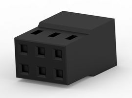 TE CONNECTIVITY 2316108-6 连接器外壳 连接器, 母, 6路, 2MM
