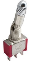 C&K COMPONENTS 7201K2AQEG 拨动开关, DPDT, 5A, 120VAC, 面板