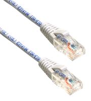 AMPHENOL CABLES ON DEMAND MP-6A28GNSWHT-007 PATCH CABLE, 8P8C, RJ45 PLUG-PLUG, 7