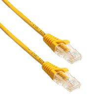 AMPHENOL CABLES ON DEMAND MP-6A28GNSYLW-007 PATCH CABLE, 8P8C, RJ45 PLUG-PLUG, 7