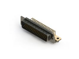 EDAC 621-M50-260-WN3 连接器, D-SUB 连接器, 直角型公, 50路, DD, 焊接