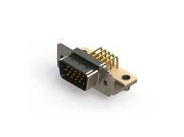 EDAC 633-M15-263-BN3 连接器, HD-D-SUB 连接器, 直角型 公, 15P, DE, 焊接