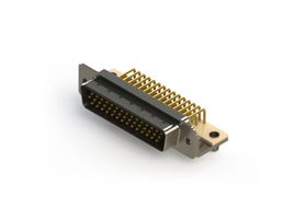 EDAC 633-M44-263-BN3 连接器, HD-D-SUB 连接器, 直角型 公, 44P, DB, 焊接