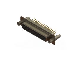 EDAC 638-M44-230-BN6 连接器, HD D-SUB 连接器, 母, 44路, DB, 通孔安装