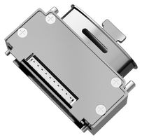 POSITRONIC MCD50000ELNE30/AA D-SUB BACKSHELL, 50POS, SIZE DD, ALUM