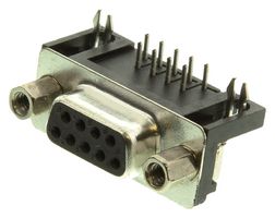 AMPHENOL COMMUNICATIONS SOLUTIONS 6E17C009SAJ220 D SUB CONN, RCPT, 9POS, TH