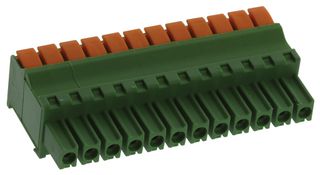 TE CONNECTIVITY 1-1986693-2 接线端子块, 插入式, 12路, 30-14AWG