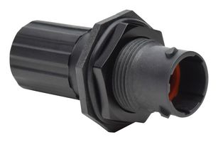 AMPHENOL SINE/TUCHEL RTS710N2PHEC03 CIRCULAR CONNECTOR, RCPT, 4POS, JAM NUT