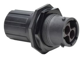AMPHENOL SINE/TUCHEL RTS712N2PHEC03 CIRCULAR CONNECTOR, RCPT, 4POS, JAM NUT