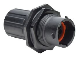 AMPHENOL SINE/TUCHEL RTS712N8PHEC03 CIRCULAR CONNECTOR, RCPT, 8POS, JAM NUT