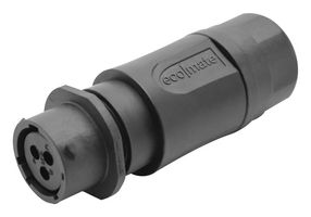 AMPHENOL SINE/TUCHEL RTS1BS12N4S03 RECEPTACLE, INLINE, 4 POSITIONS, SIZE 12, SOCKET CONTACT, SILICONE RUBBER SEAL 84AC8534