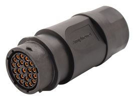 AMPHENOL SINE/TUCHEL RTS1BS18N23S03 RECEPTACLE, INLINE, 23 POSITIONS, SIZE 1