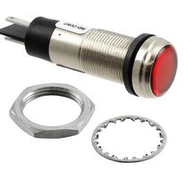 DIALIGHT 656120A304F 发光二极管 面板 指示器, 绿色, 12.7MM, 48V