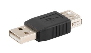 L-COM U2C00055 适配器, USB, 2.0 A 公-母