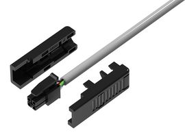 AMP - TE CONNECTIVITY 293735-1 连接器外壳, 公, 4路, 2排, 3MM