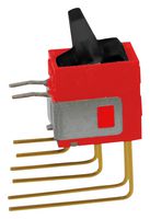 E-SWITCH 400UDP1L1BLKM7RE. 船型开关, DPDT, 0.4VA, 20V, TH