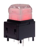 E-SWITCH LP11EE1NCSRGB. PB SW, SPST, 0.1A, 12VDC, BLUE/RED/GRN