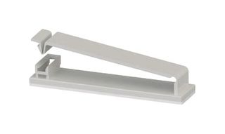 ESSENTRA COMPONENTS FCW-29-01 ADHESIVE CABLE CLAMP, NATURAL, NYLON 6.6