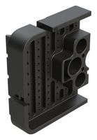 AMPHENOL SINE/TUCHEL AWB-51PBR WEDGELOCK, RIGHT, 51 POS, BLACK