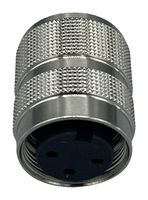 NORCOMP 878-003-203RLS1 CIRCULAR CONNECTOR, RCPT, 3POS, SOLDER