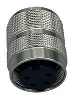 NORCOMP 878-004-203RLS1 CIRCULAR CONNECTOR, RCPT, 4POS, SOLDER