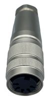 NORCOMP 878-006-203RKT1 CIRCULAR CONNECTOR, RCPT, 6POS, SOLDER