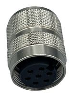 NORCOMP 878-05B-203RLS1 CIRCULAR CONNECTOR, RCPT, 5POS, SOLDER