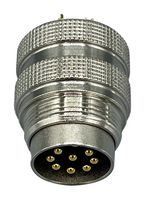 NORCOMP 878-07B-103RLS1 CIRCULAR CONNECTOR, PLUG, 7POS, SOLDER