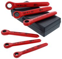 WIHA 21391 WRENCH SET, RATCHET, 3/8" TO 3/4", 6PC