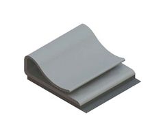 ESSENTRA COMPONENTS CFCC-8-04A-RT CABLE CLAMP, FLAT/ADHESIVE, PVC, GREY