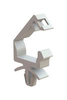 ESSENTRA COMPONENTS WSLT-01A-01 CABLE CLAMP, 16.8MM, NYLON 6.6, NATURAL