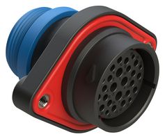 AMPHENOL SINE/TUCHEL AHDP02-24-29SR-STA 29 POSITION PANEL MOUNT RECEPTACLE, SOCKET, SHELL SIZE 24, REDUCED DIAMETER SEAL (BLUE), SMALL THREAD ADAPTER 86AK2748