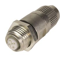HARTING 21033412425 SENSOR CONN, M12, RCPT, 2POS, PANEL