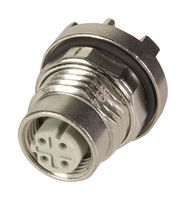 HARTING 21033816420 SENSOR CONNECTOR, 4POS, RCPT, M12, PANEL